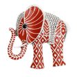 Brooch DST Red Elephant Diamond Pin for Women Online now