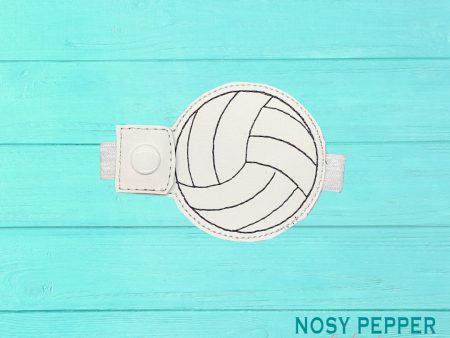 Volleyball Bottle Band machine embroidery design DIGITAL DOWNLOAD Fashion