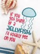 If you got stung by a jellyfish machine embroidery design (4 sizes included) DIGITAL DOWNLOAD Cheap