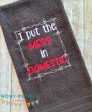 I put the mess in domestic machine embroidery design  (4 sizes included) DIGITAL DOWNLOAD For Cheap