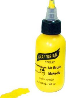 Neon Yellow Graftobian F X AIRE Airbrush Make Up 2.25oz Online Hot Sale